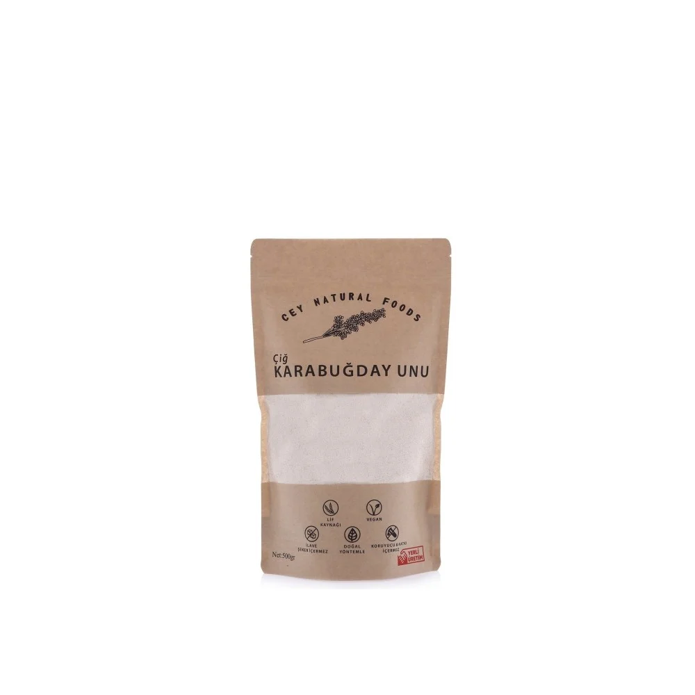 cey-natural-cig-karabugday-unu-500-gr-302.jpg Cey Natural Çiğ Karabuğday Unu 500 Gr - Görsel 1