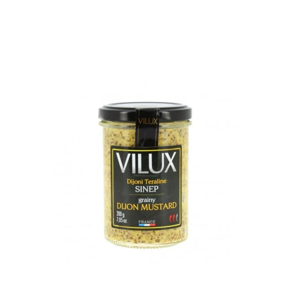 vilux-dijon-mustard-200-gr-90.jpg Vilux Dijon Mustard 200 Gr - Görsel 1