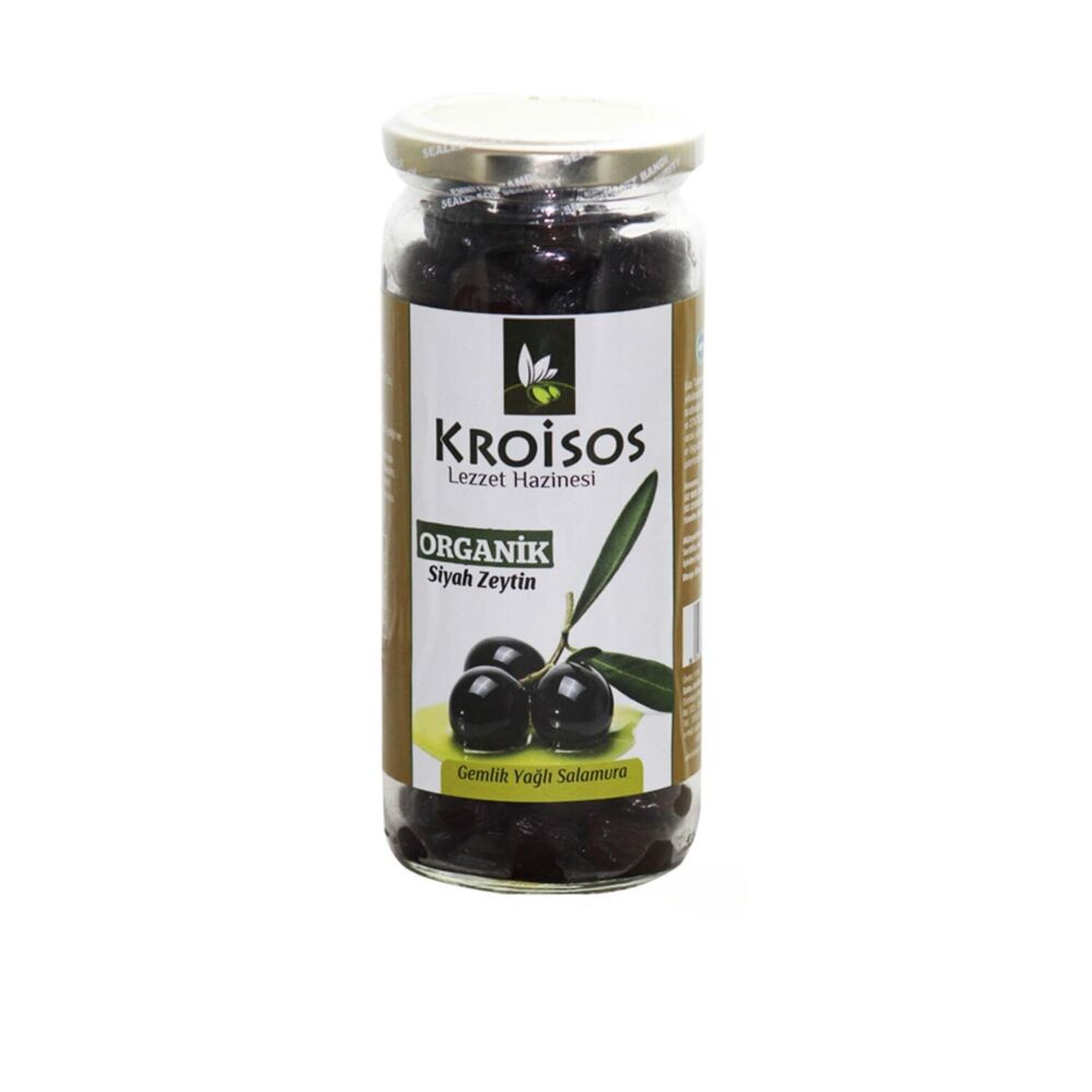 Kroisos Organik Siyah Zeytin  310 Gr