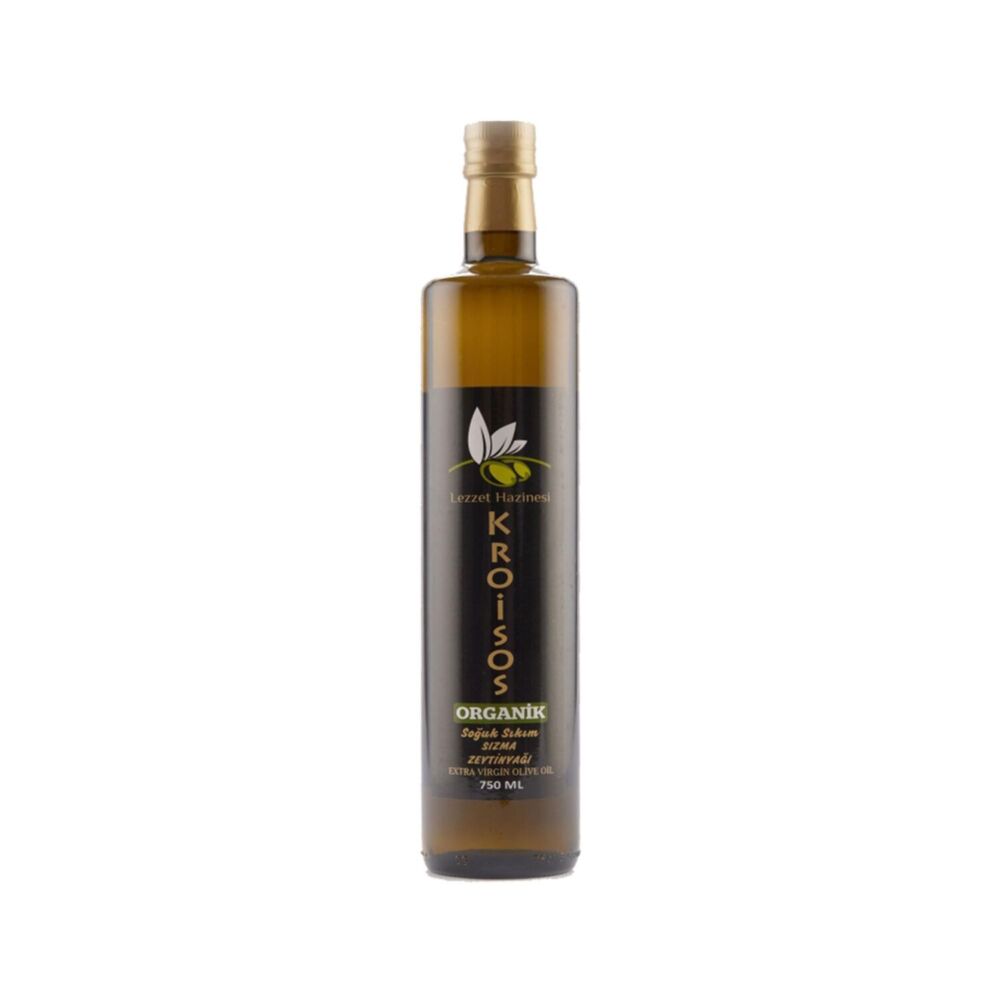 Kroisos Organik Soğuk Sıkım Zeytinyağı 750 Ml