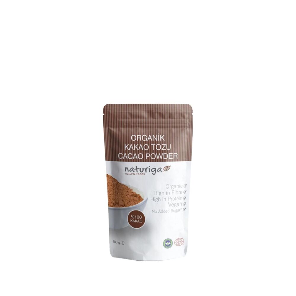 Naturiga Organik Kakao Tozu 100 Gr