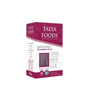 Talya Foods Organik Filizlendirilmiş Karabuğday Mor Havuç ve Pancar Tagliatelle 200 Gr