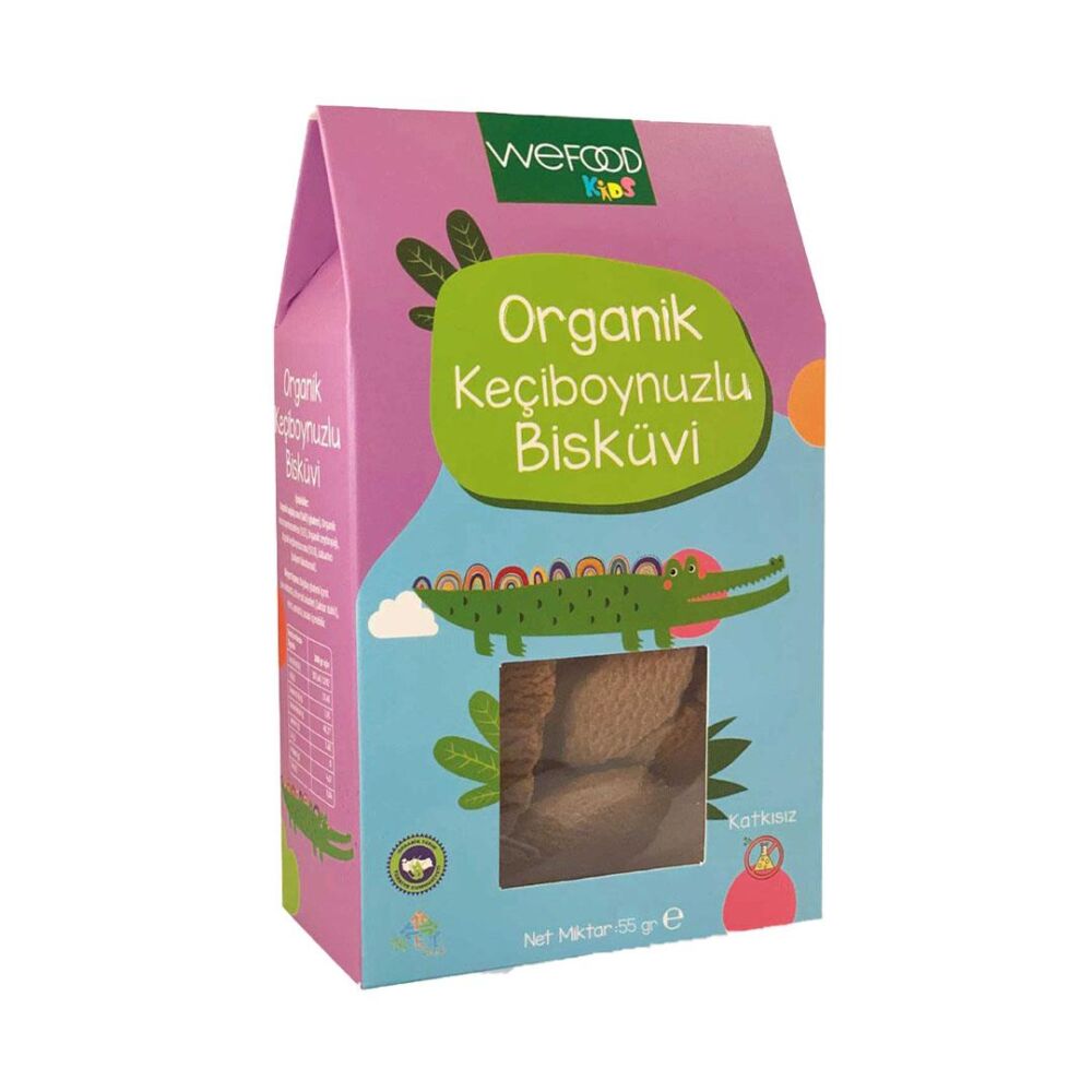 Wefood Kids Organik Keçiboynuzlu Bisküvi 55 Gr