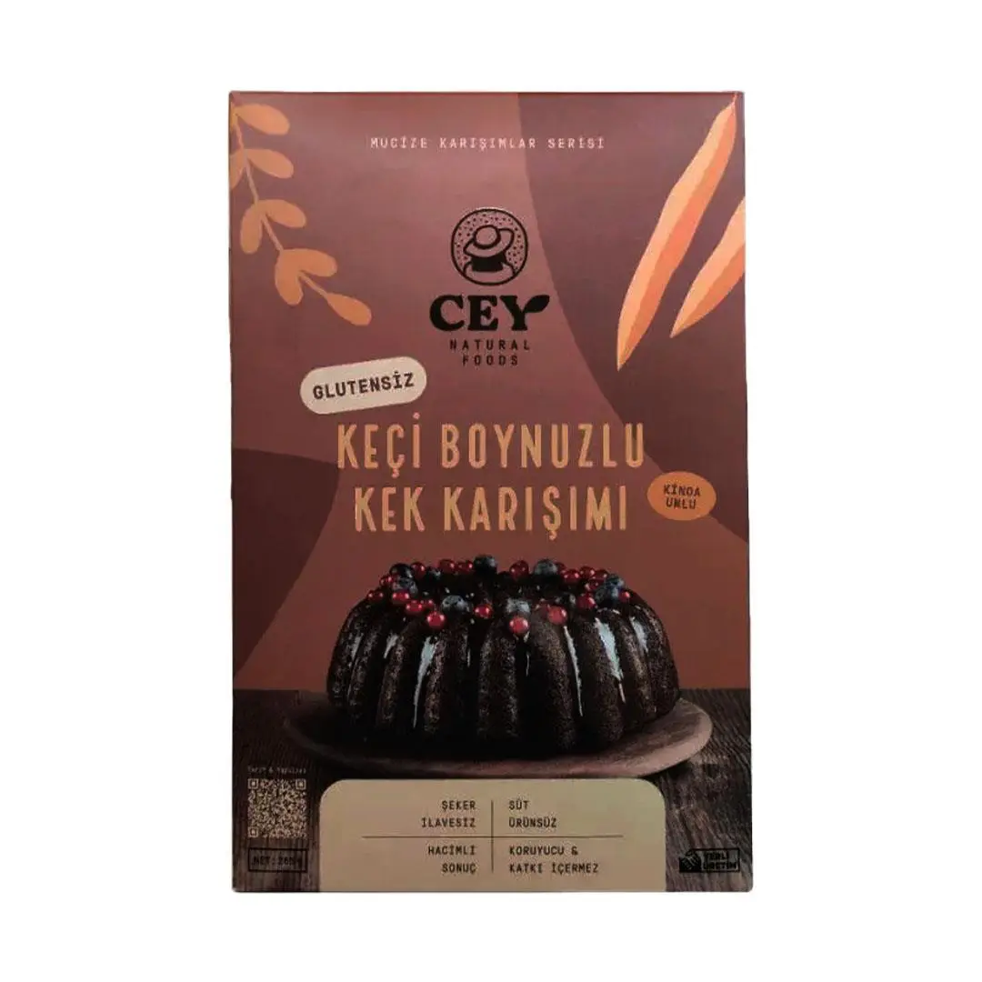 cey-natural-kinoa-unlu-keciboynuzlu-kek-karisimi-265-gr-1674.jpg Cey Natural Kinoa Unlu Kek Karışımı 265 Gr - Görsel 1