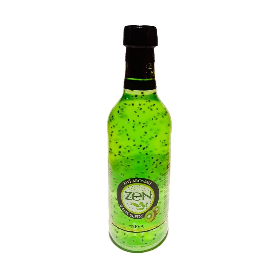 Zen Basil Seeds Kivi Aromalı Fesleğen Tohumlu İçecek 330 Ml Lila Plus