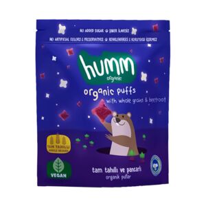 Humm Organic Organik Tam Tahıllı ve Pancarlı Puflar 30 Gr