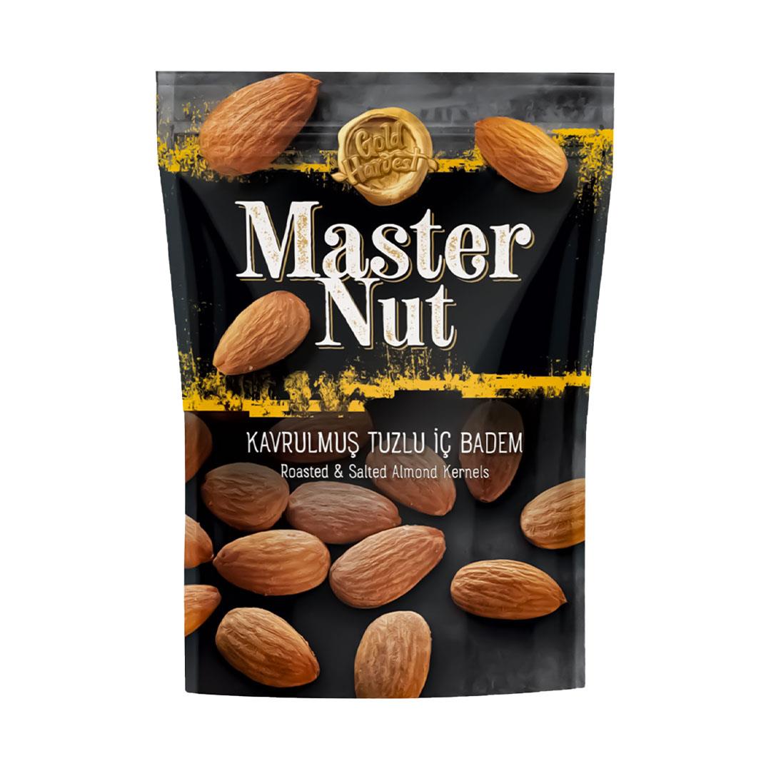 Gold Harvest Master Nut Kavrulmuş Tuzlu İç Badem 135 Gr Lila Plus