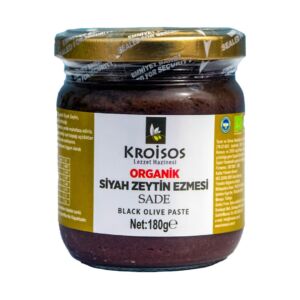Kroisos Organik Siyah Zeytin Ezmesi 180 Gr