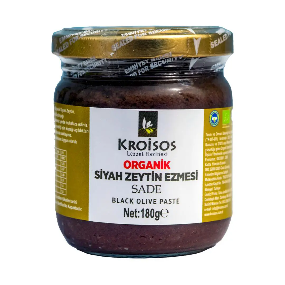 kroisos-organik-siyah-zeytin-ezmesi-180-gr-2199.jpg Kroisos Organik Siyah Zeytin Ezmesi 180 Gr - Görsel 1