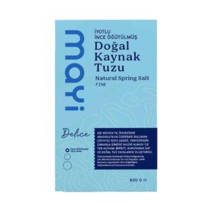 Mayi Tuz İyotlu İnce Öğütülmüş Doğal Kaynak Tuzu 600 Gr