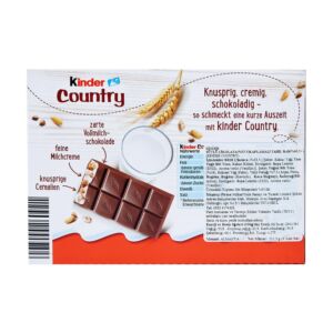 Kinder Country Tahıl Patlaklı Süt Dolgulu Çikolata 9 x 23,5 Gr 7