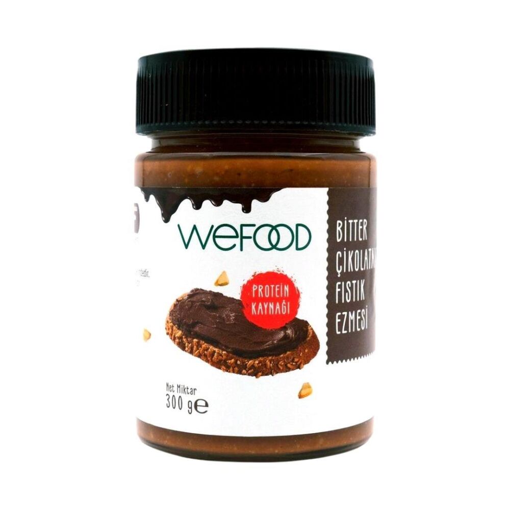 Wefood Bitter Çikolatalı Fıstık Ezmesi 300 Gr
