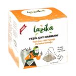 Lazika Yeşil Çay Harmanı Yeşil Çay Gül Yaprağı Portakal Kabuğu 25 Piramit Poşet 3