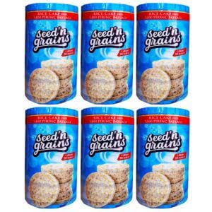 Seed'n Grains Rice Cake %100 Pirinç Patlağı 6 x 135 Gr