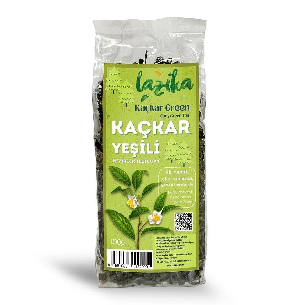 lazika-kivircik-yesil-cay-100-gr-2878.jpg Lazika Kaçkar Yeşili Kıvırcık Yeşil Çay - Sınırlı Üretim 100 Gr - Görsel 1