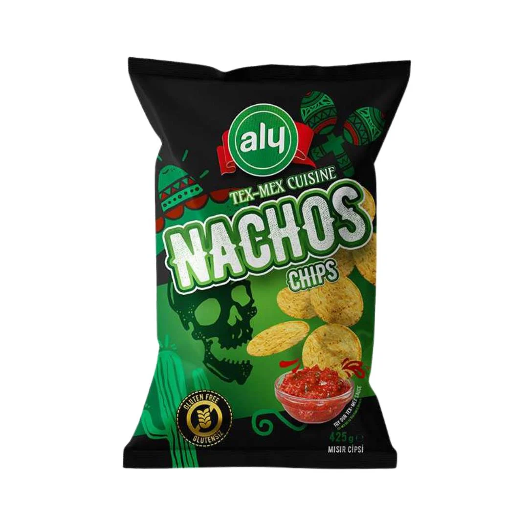 aly-nachos-chips-425-gr-4573.jpg Aly Nachos Glutensiz Mısır Cipsi 425 Gr - Görsel 1