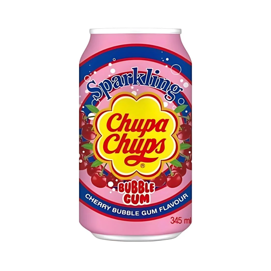 chupa-chups-sparkling-bubble-gum-cherry-345-ml-4684.jpg Chupa Chups Sparkling Bubble Gum Cherry 345 Ml - Görsel 1