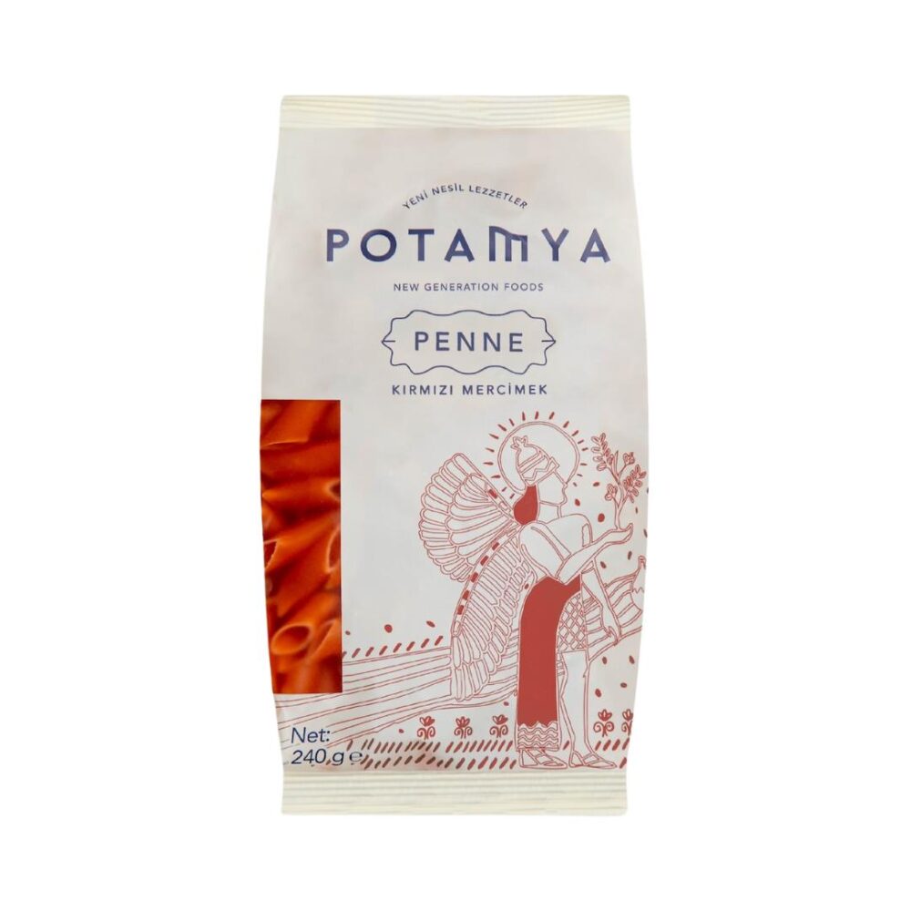 Potamya Kırmızı Mercimek Penne 240 Gr