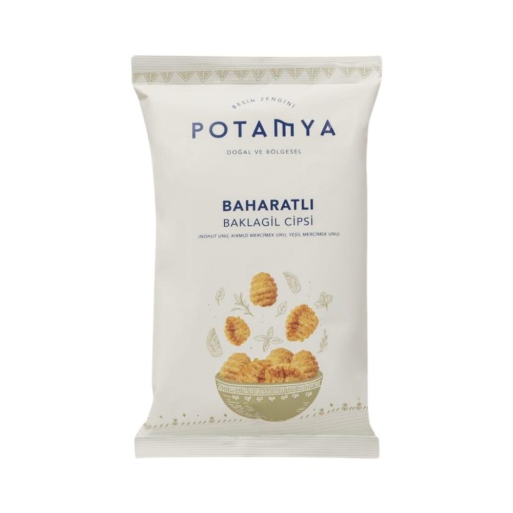 Potamya Baharatlı Baklagil Cipsi 50 Gr