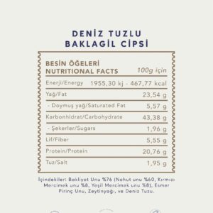 Potamya Deniz Tuzlu Baklagil Cipsi 50 Gr 8 Potamya Deniz Tuzlu Baklagil Cipsi 50 Gr 7