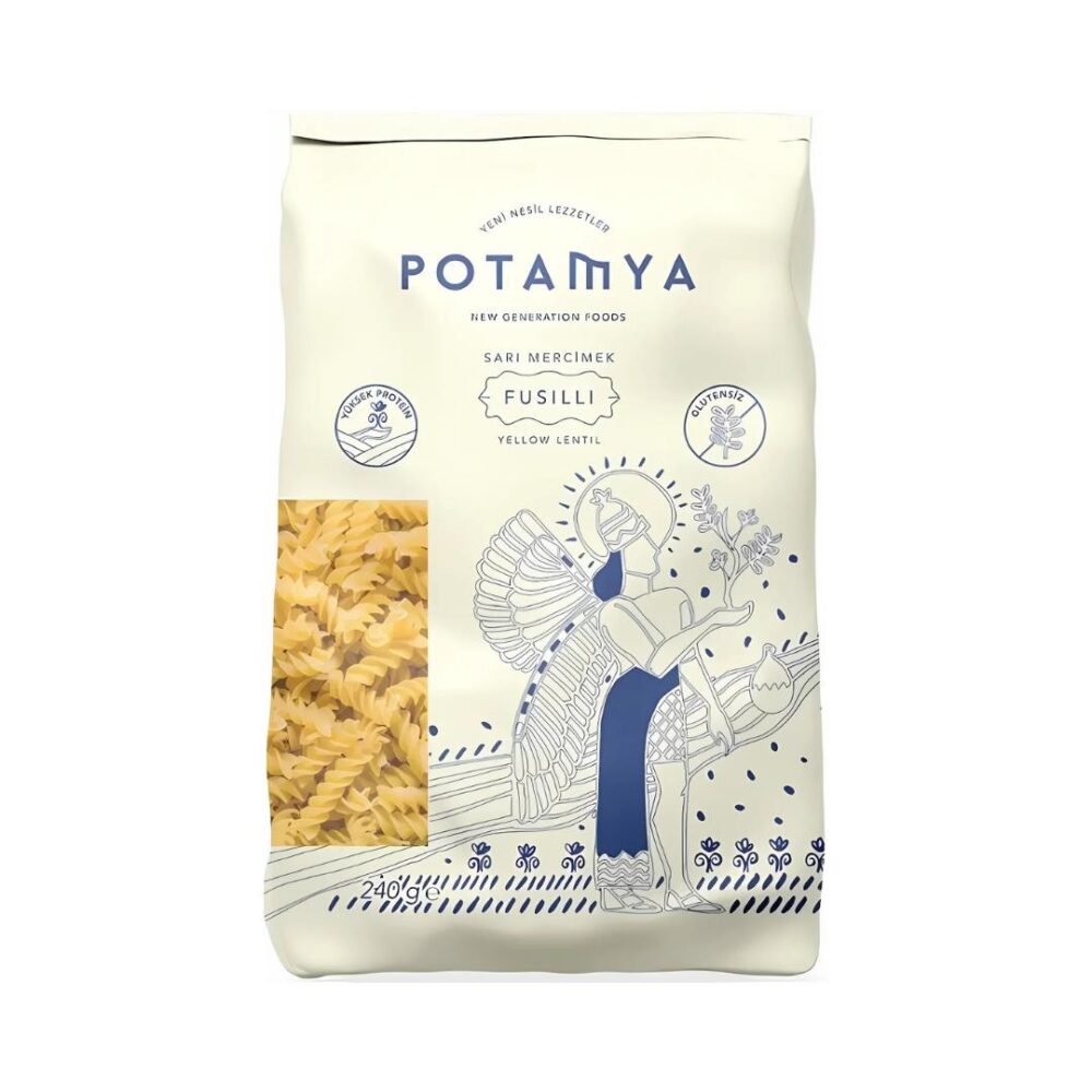 Potamya Sarı Mercimek Fusilli 240 Gr