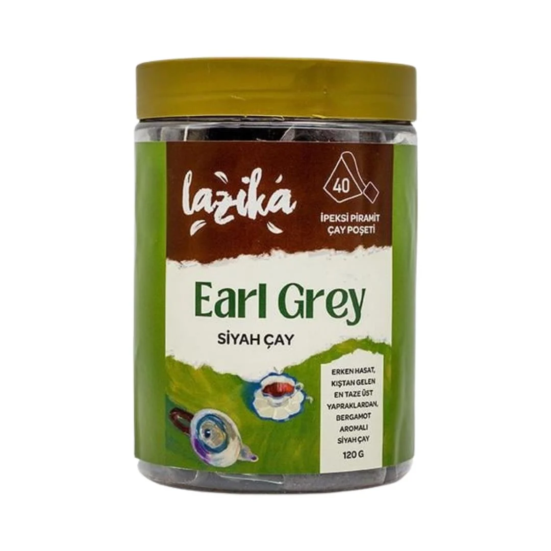 lazika-early-grey-120-gr-4735.jpg Lazika Earl Grey Siyah Çay 40 Poşet 120 Gr - Görsel 1