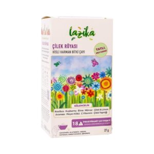 Lazika Çilek Rüyası Hisli Harman Bitki Çayı 18 Poşet 27 Gr