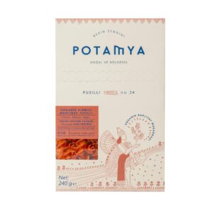 Potamya Organik Kırmızı Mercimek Fusilli Makarna 240 Gr