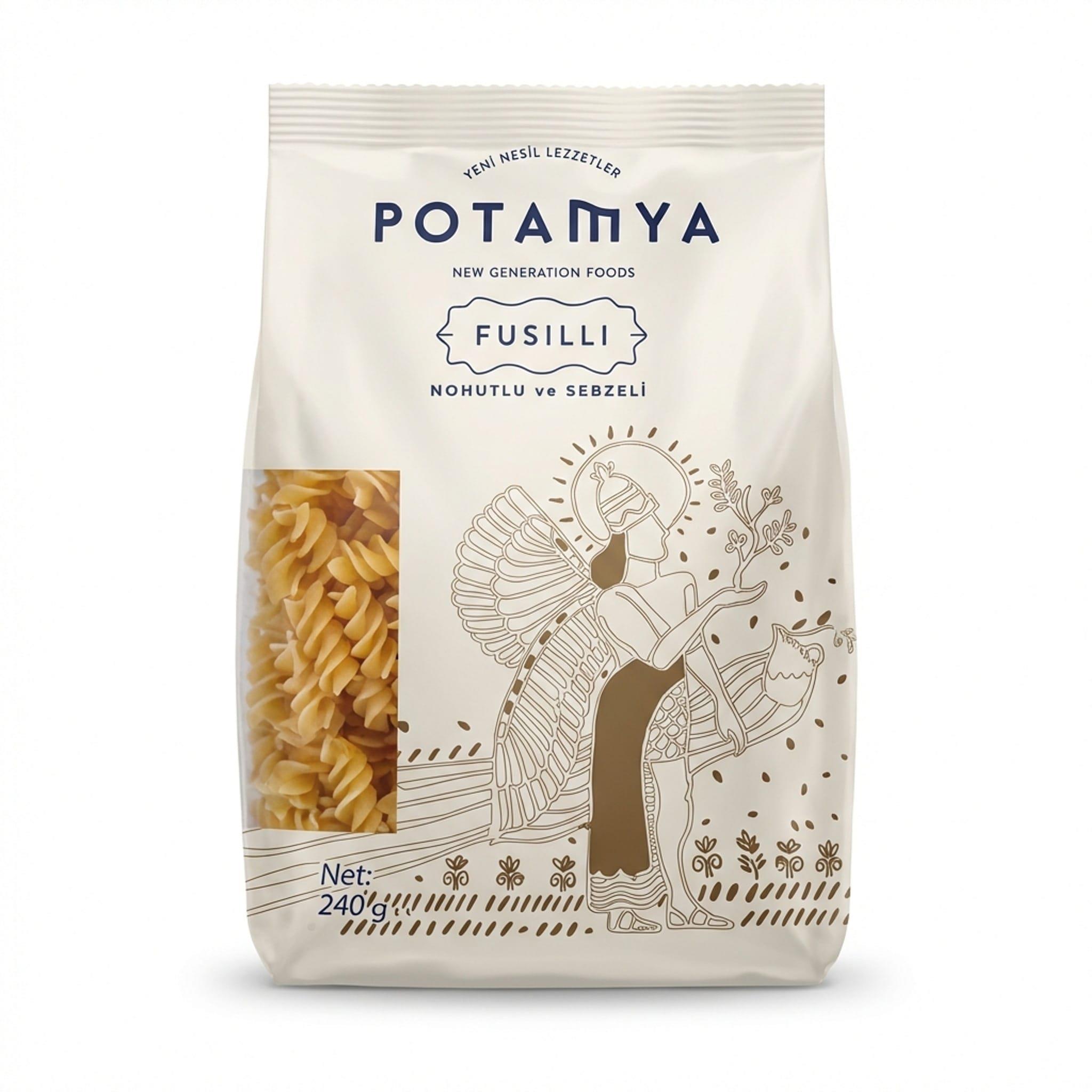 Potamya Nohutlu ve Sebzeli Fusilli 240 Gr | Vegan, Protein ve Lif Kaynağı Makarna 3 Potamya Nohutlu ve Sebzeli Fusilli 240 Gr | Vegan, Protein ve Lif Kaynağı Makarna