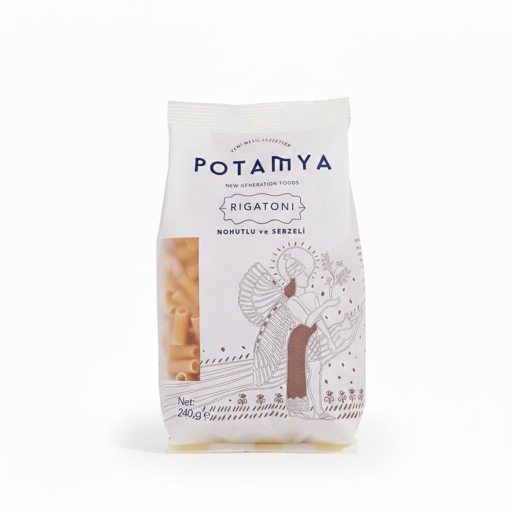 Potamya Sebzeli Nohutlu Rigatoni 240 G | Besleyici & Katkısız Bakliyat Makarnası 3 Potamya Sebzeli Nohutlu Rigatoni 240 G | Besleyici & Katkısız Bakliyat Makarnası