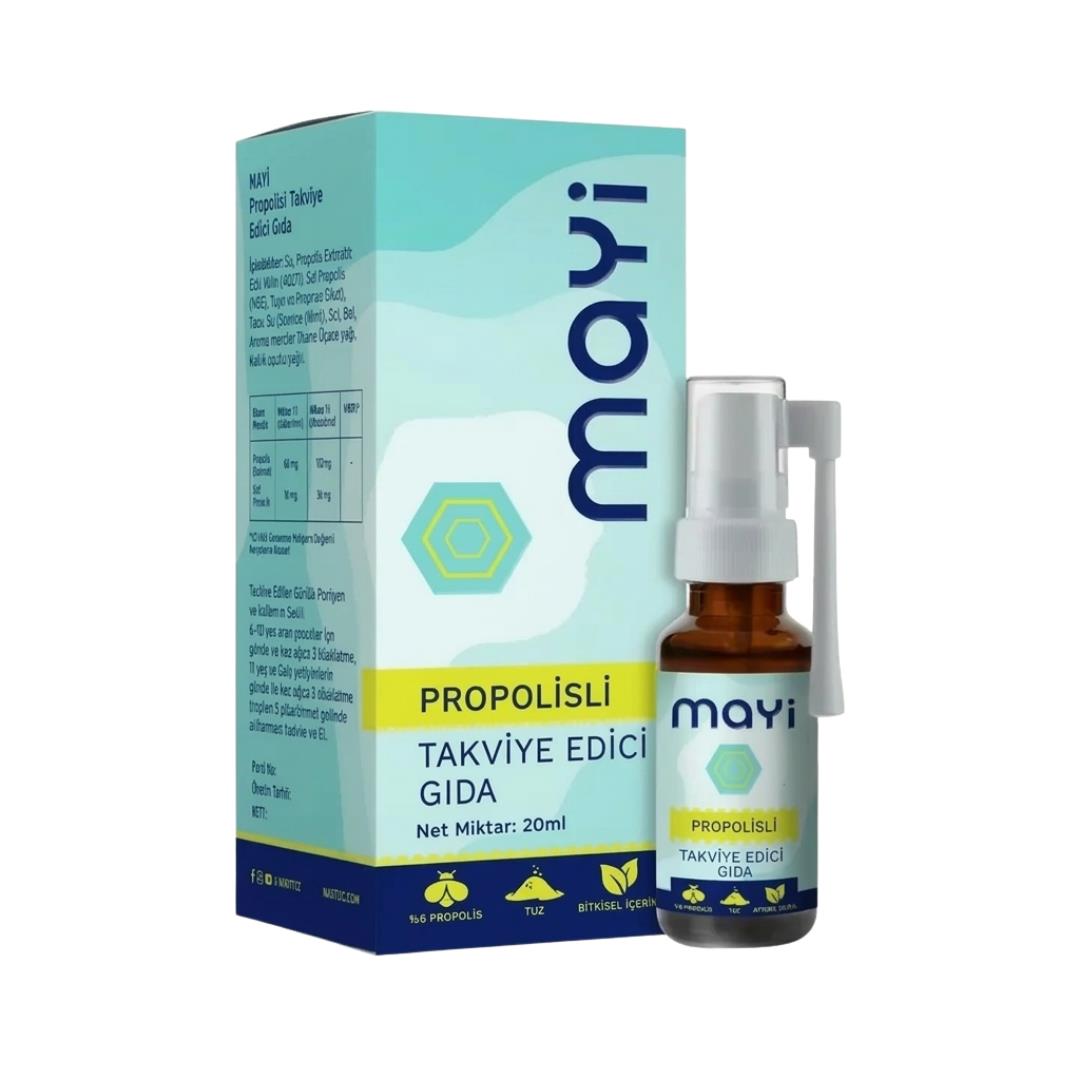 Mayi Propolisli Takviye Edici Sprey Gıda 20 Ml 3 Mayi Propolisli Takviye Edici Sprey Gıda 20 Ml