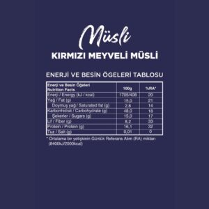 Fellas Glutensiz Müsli Kırmızı Meyveler 270 Gr 14
